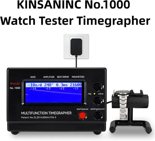 Vista 2 de Reloj Tester Timegrapher No.1000, reloj cronometración de la máquina Calabration para relojes mecánicos