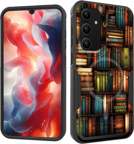 Vista 273 de Funda magnética para Galaxy A16 5G, [compatible con MagSafe] [protección contra caídas de grado militar] Funda resistente a prueba de golpes