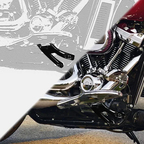 Vista 8 de TCT-MOTORPARTS Kit de montaje para placa de suelo para Harley Softail Heritage Classic FLHC FLHCS 2018-2025