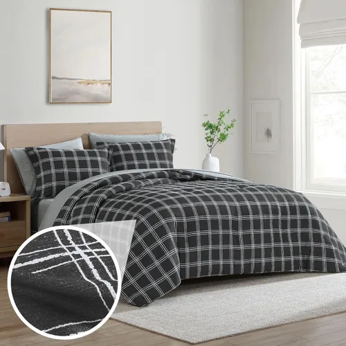 Vista 20 de Cathay Home Basic Bedding Home Essential - Juego de ropa de cama de microfibra ultrasuave y ligera, resistente a las arrugas, 6 piezas