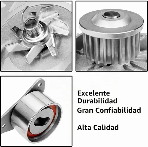 Vista 5 de Kit de correa dentada con bomba de agua, apto para Toyota Camry Solara 1987