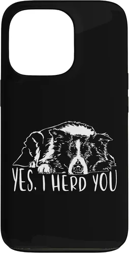 Vista 10 de Border Collie I Herd You Herd You Dog Funny Dog Saying Case for iPhone 17