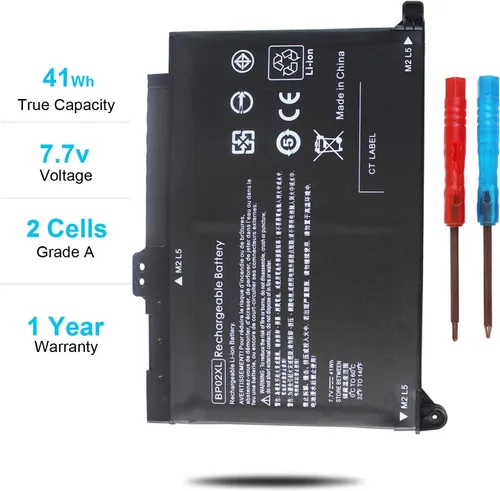 Vista 5 de BP02XL 849909-850 Batería para HP Pavilion 15-au000 15t-au100 15t-au000 15z-aw000 15-au123cl 15-au023cl 15-au091nr 15-au063cl 15-au03cl 0WM 15 US