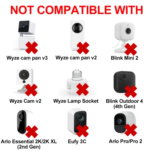 Vista 4 de JJMASEE - Cable de extensión micro USB de 10 pies para Wyze/Blink Cam, paquete de 2 For Wyze Cam V3/V4/OG/V3 Pro, Blink Mini Pan/Mini and other 5V
