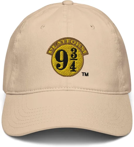 Vista 2 de Harry Potter Gorra de béisbol ajustable con logotipo simple de plataforma 9 y 34