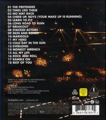 Vista 2 de Foo Fighters - Live At Wembley Stadium Blu-ray