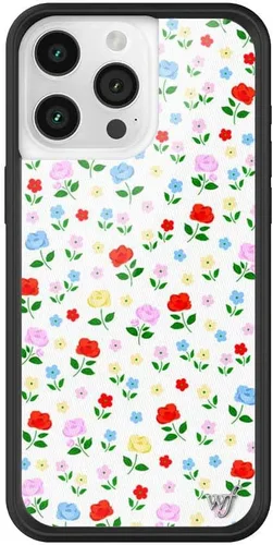 Vista 25 de Wildflower Cases - Funda Surf's Up, Compatible con Apple iPhone 15 Pro Max Moderno, Rojo, Morado, Floral, Verano, Playa - Parachoques Protector