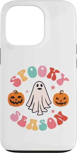 Vista 10 de Retro Halloween Cute Ghost Spooky Season Funny Case for iPhone 17