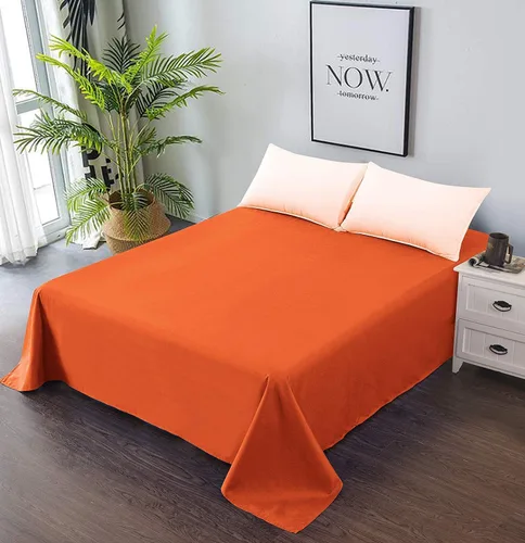 Vista 7 de Soft Aqua - Sábana encimera de tamaño individual 100% algodón satinado, 600 hilos, calidad de cama, sábana encimera, fresca y lisa, solo una sábana