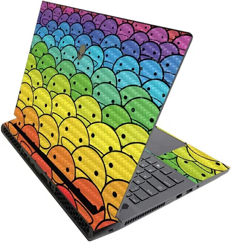 Vista 47 de MightySkins - Skin brillante con purpurina para Alienware M17 R3 (2020) y M17 R4 (2021) - Diversión de los años 90 Acabado duradero con purpurina