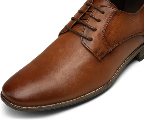 Vista 2 de Vostey Zapatos de vestir para hombre, zapatos Oxford formales, zapatos clásicos con cordones Derby