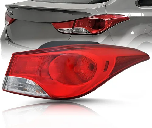 Vista 11 de ALLIGATOR AUTO LIGHTS Repuesto para Hyundai Elantra 2011-2013, Elantra Coupe 2013 DOT/SAE compatible con la luz trasera con bombillas