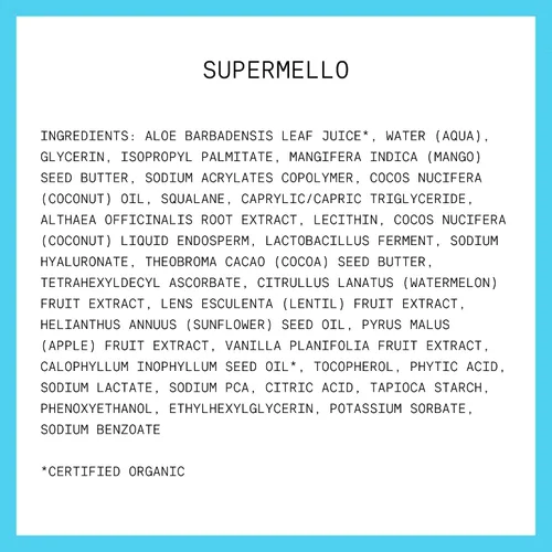 Vista 8 de Kinship Supermello - Crema hidratante de gel hialurónico, loción facial de ácido hialurónico, ligera e hidratante, regordeta, suave y calma, nutre