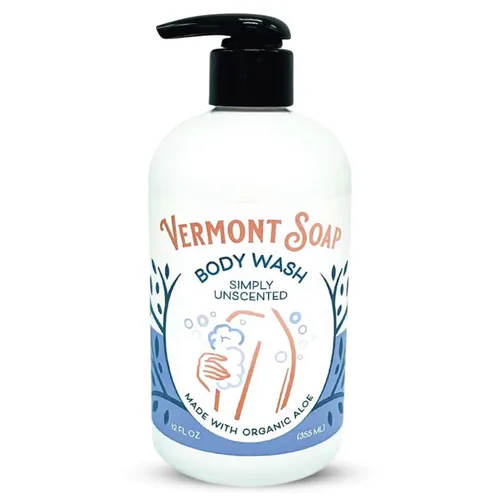 Vista 14 de VERMONT SOAP Gel de baño, gel natural con manteca de karité, gel de gel suave para hidratar y calmar la piel, jabón corporal sin fragancia