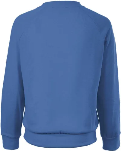 Vista 27 de MixMatchy Sudadera básica suave y cómoda de forro polar con cuello redondo para mujer