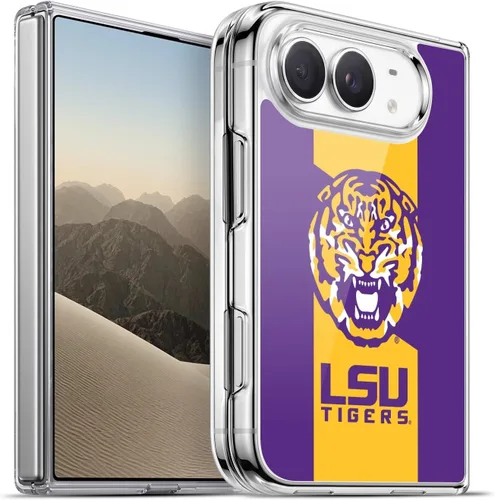 Vista 269 de Head Case Designs Funda de gel suave con licencia oficial de la Universidad Estatal de Louisiana LSU Camou compatible con Apple iPhone 7 Plus/iPhone