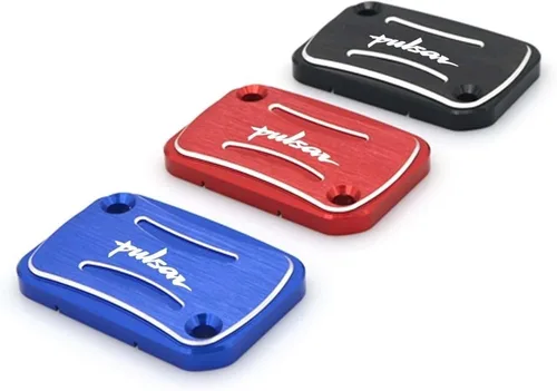 Vista 3 de Tapa Depósito Líquido Freno Delantero para Bajaj Pulsar 200NS 200RS 200AS Dominar 400200 NS/RS/AS Tapa Cilindro Maestro (Color : Dominar Rojo)