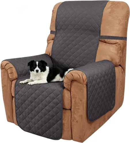 Vista 70 de Fundas para Silla Reclinable Reversibles Funda de Sofá para Mascotas Protector de Muebles Lazy Boy (Silla 23'', Beige/Beige)