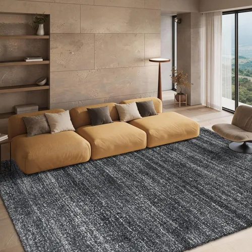 Vista 52 de SAFAVIEH Hudson Shag Collection - Alfombra decorativa de 2 x 3 pies, color marfil y azul marino, no desprende pelusa y de fácil cuidado, 2 pulgadas