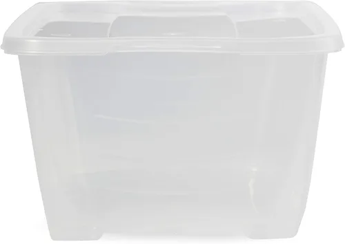 Vista 8 de Life Story Paquete de 10 cajas de almacenamiento de plástico, organizador de zapatos apilable, contenedores con tapa, 6 litros - Cajas