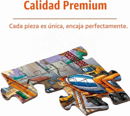 Vista 4 de Rompecabezas de 100 piezas para niños de 4 a 6 años, 6 a 8 y 8 a 10 años, rompecabezas educativos de 100 piezas para aprendizaje de sitios de Sitio