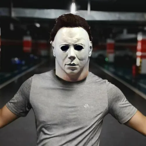 Vista 4 de Boolavard Máscaras de Michael Myers para Halloween, disfraz de terror, cosplay, accesorios de látex
