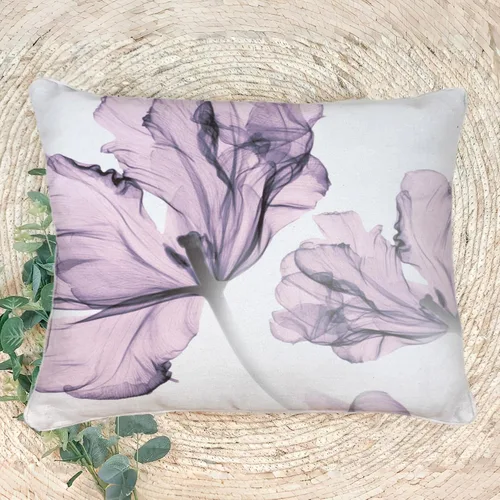 Vista 19 de Funda de almohada minimalista moderna con textura con estampado floral creativo, funda de cojín cuadrada impresa digital para sofá de sala de estar
