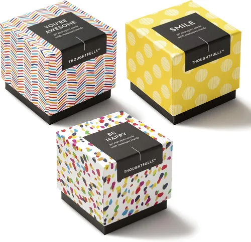 Vista 30 de Compendium ThoughtFulls - Tarjetas desplegables, paquete de 4 unidades de You're Awesome, You Matter, You're Wonderful, Yay You, 120 tarjetas