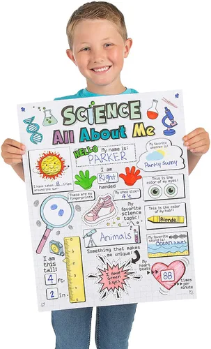 Vista 3 de Pósters de color Your Own Science All About Me, 30 piezas