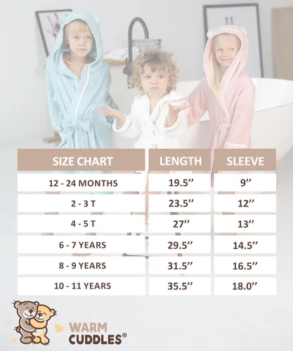 Vista 7 de Bata de baño suave de alta calidad para bebés y niños, rayón de bambú orgánico, bata con capucha, bata para niñas y niños