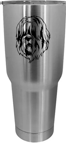 Vista 460 de Cairn Terrier - Vaso grabado con temática de perro, 30 onzas