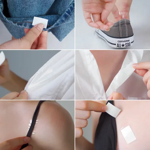Vista 5 de 100 cintas de belleza de moda de calidad médica de doble cara para moda y cuerpo (100 piezas)