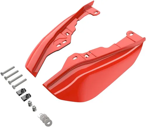 Vista 62 de Advanblack Deflectores de aire Road Glide de marco medio 2024 compatibles con Harley Touring Street Glide, Road King, Electra Glide, 2009-2025