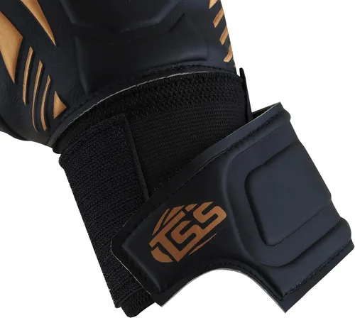 Vista 4 de Guantes de portero de fútbol para adultos y jóvenes, guantes de fútbol de alto rendimiento con protección Pro-Teck para la columna vertebral