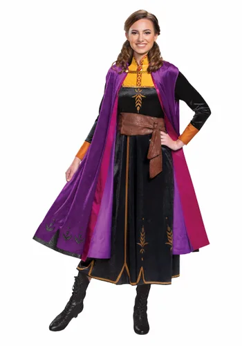 Vista 4 de Disfraz Deluxe Anna de Frozen 2 para Mujer Multicolor