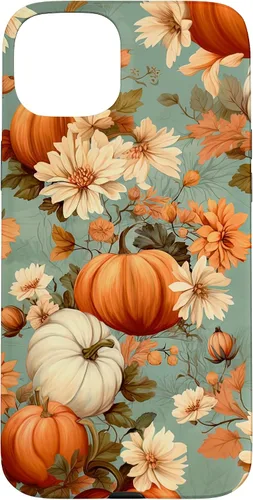 Vista 8 de Funda con temática de otoño para iPhone 11 con diseño de calabaza de otoño para mujer