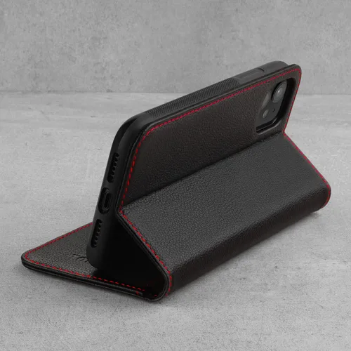 Vista 3 de TORRO Funda de cuero compatible con iPhone 11 – Funda de piel auténtica con tarjetero y función atril (negro)