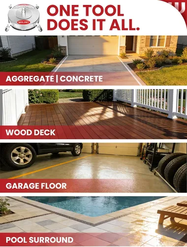 Vista 14 de WOJET Limpiador de superficies compacto de 16 '' PRO con ruedas 4500PSI