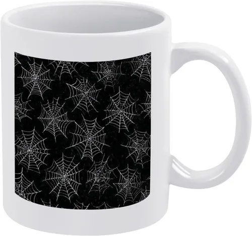 Vista 12 de Taza de cerámica de calabaza con telarañas, taza de viaje para papá, regalo único para el día del padre, marido, hombres, él