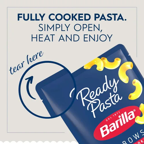 Vista 8 de Barilla Ready Pasta, pasta de macarrones con codos totalmente cocidos, sin OMG y Kosher, 7 onzas (paquete de 7)