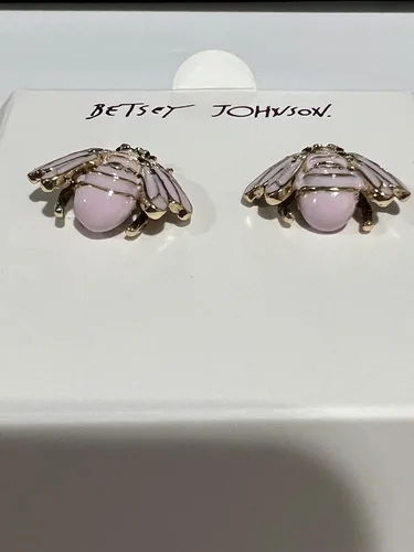 Vista 9 de Betsey Johnson Aretes de abeja, Metal, No es una piedra preciosa