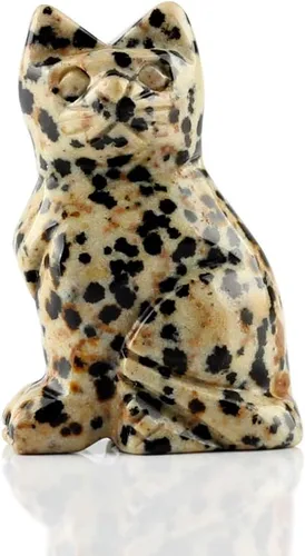 Vista 8 de Estatua grande de obsidiana negra de 2.0 pulgadas para gato, Feng Shui, manualidades, tallado, tallado, curación, reiki (obsidiana negra)