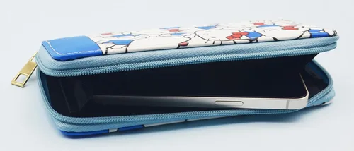 Vista 3 de Cartera larga Sanliou, Gatito azul, Cqb-kitty 5b