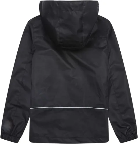 Vista 2 de Chaqueta impermeable con capucha para niños y niñas, rompevientos ligera e impermeable para niños