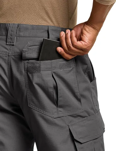 Vista 5 de CQR Men's Tactical Pants, Water Resistant Ripstop Cargo Pants, Lightweight EDC Work Hiking Pants, Outdoor Apparel