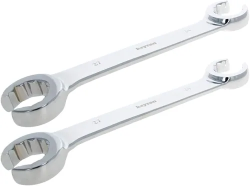 Vista 35 de Utoolmart Llave de tuerca acampanada, 0.236 in x 0.315 in métrica doble extremo abierto, 2 piezas