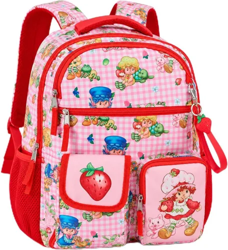 Vista 8 de AI ACCESSORY INNOVATIONS Mochila para niños, bolsa de libros con múltiples bolsillos con correas de hombro ajustables y espalda acolchada, Azul