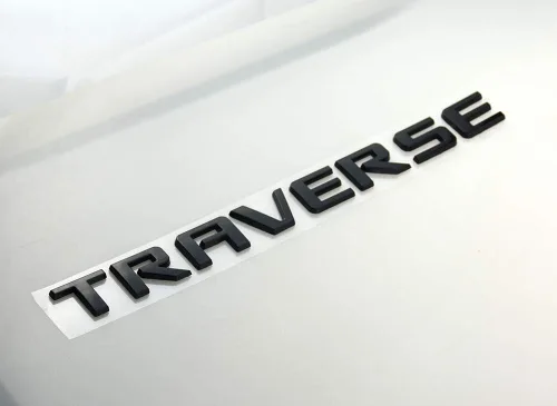 Vista 7 de 1 placa de identificación con emblema 3D de repuesto para Traverse (cromado)