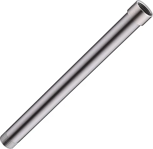 Vista 14 de Brazo de extensión de cabezal de ducha de 4 pulgadas, extensor de hembra a macho de 1/2 pulgada, acero inoxidable, níquel cepillado
