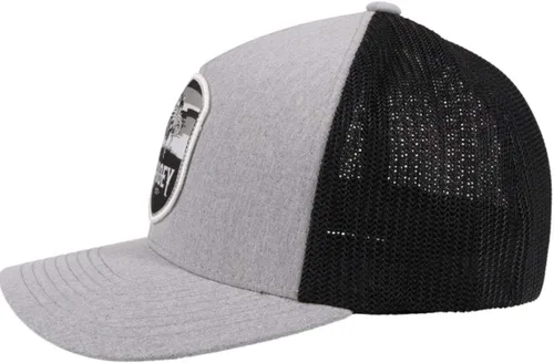 Vista 5 de HOOEY Boys Grey Cheyenne Patch Flex Fit Mesh Ball Cap